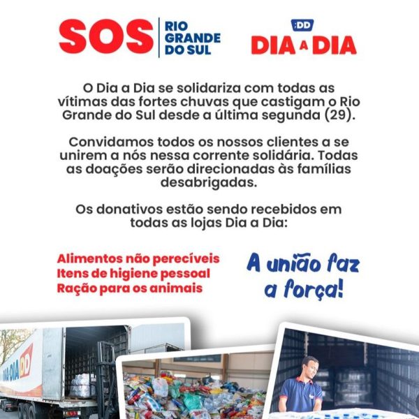 Atacadão realiza campanha para ajudar Rio Grande do Sul