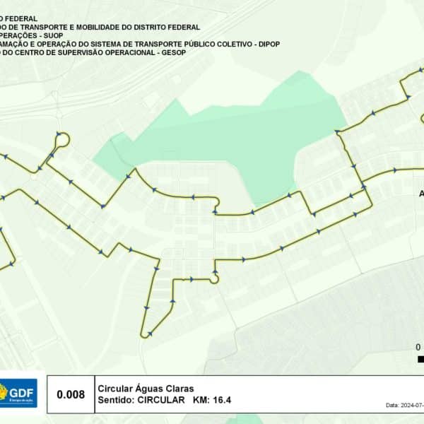 Ônibus Zebrinha amplia trajeto em Águas Claras