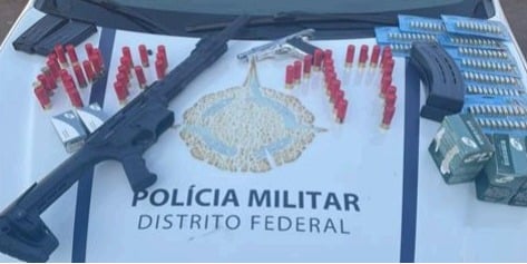PMDF apreende arsenal ligado a facção criminosa em Águas Claras