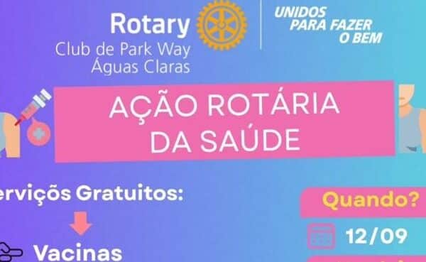 Rotary Club promove ação de saúde e bem-estar no Vista Shopping