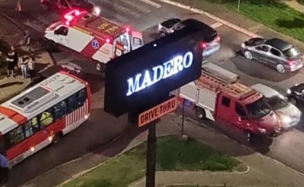 Duas mulheres ficam feridas após atropelamento por ônibus em Águas Claras