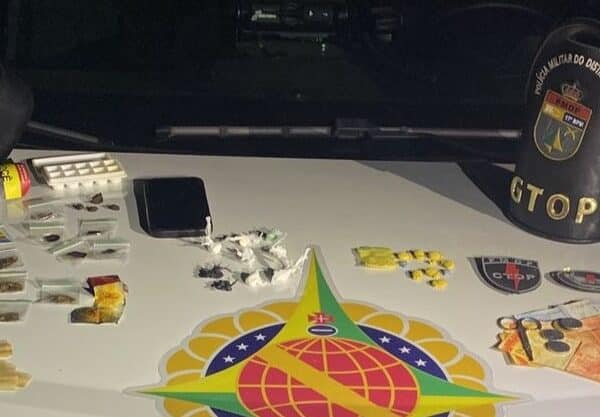 Adolescente é apreendido com porções de drogas perto da estação de metrô de Águas Claras