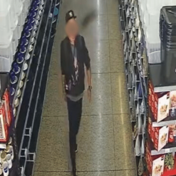 Câmera flagra homem furtando faca em comércio de Águas Claras