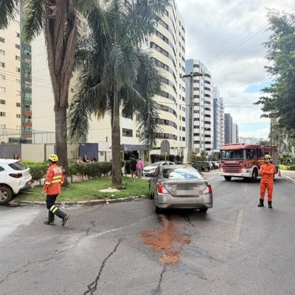 Cruzamento com histórico de acidentes volta a registrar colisão em Águas Claras